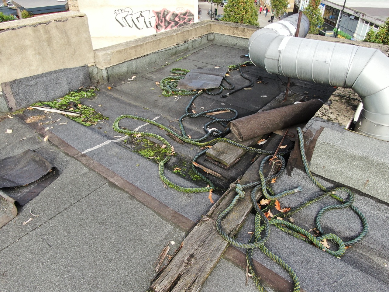 capturing the roof condition on using drone data