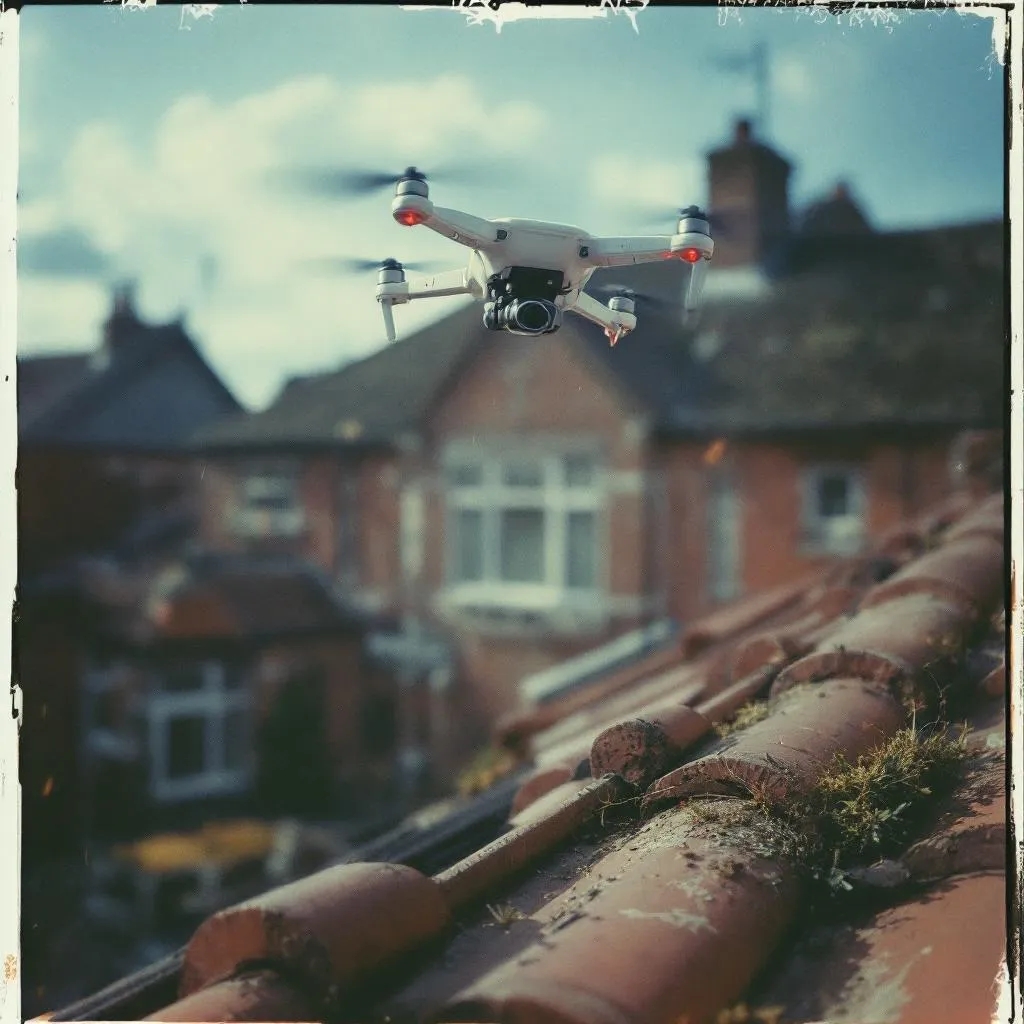 Comparison chart showing drone vs ladder vs scaffold roof inspection costs in the UK